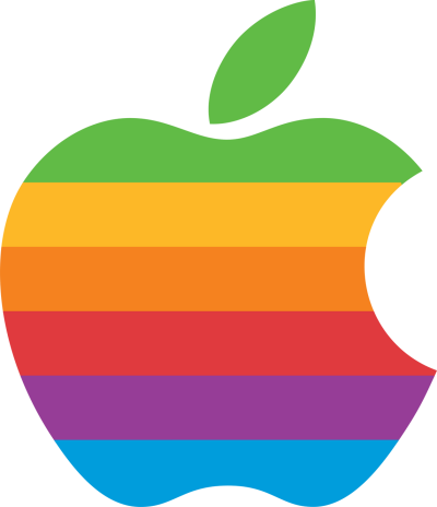 Apple Computer Rainbow Logo