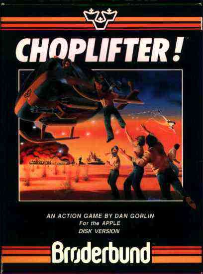 Choplifter Apple II Cover Art