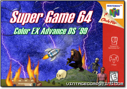 Super Game 64 Color EX Advance DS '99 Box