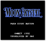 Moon Crystal Title Screen