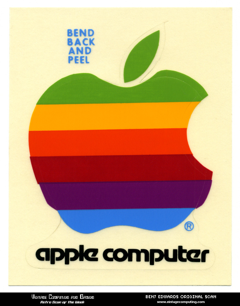 Apple Logo Sticker circa