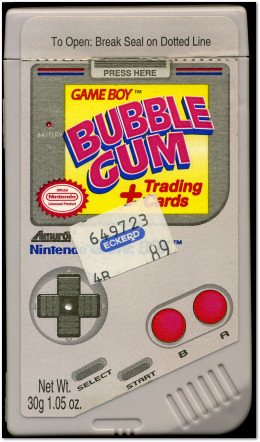 Game Boy Bubble Gum Container