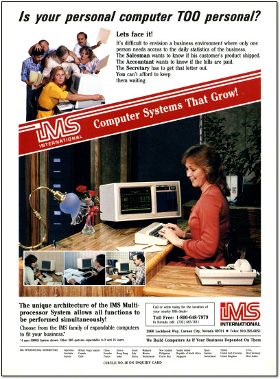 IMS International Ad - 1983