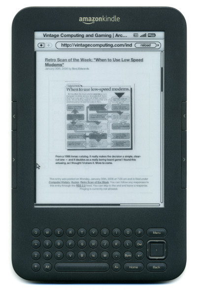 Vintage Computing and Gaming - The First Retro Scan of the Week on an Amazon Kindle - 2006