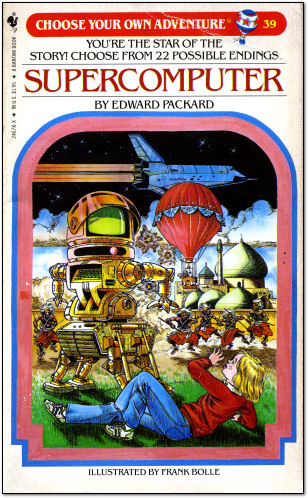 The cover of the Choose Your Adventure book 