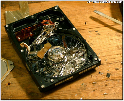 Shattered Glass Hard Disk Platter