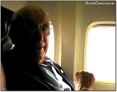 Flying with Ralph Baer to GDC, 2008