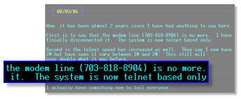 Colossus Dial-up No More
