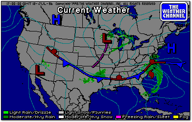 Hurricane Bertha - 12 Jul 1996