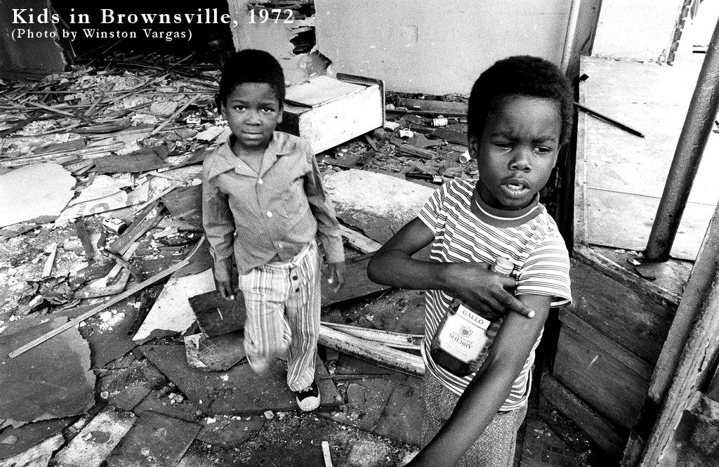Children in Brownsville, Brooklyn, 1972 by Winston Vargas