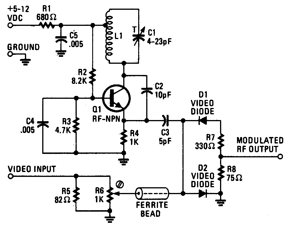 RF Modulator Schematic