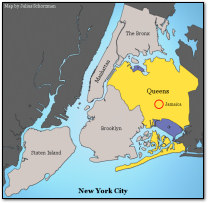 Jamaica, Queens, New York City Map