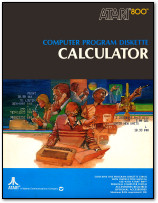 Atari 800 Atari Calculator Box Art