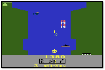 Activision River Raid Atari 2600 Screenshot