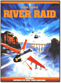 Activision River Raid for Atari 800 Box Art