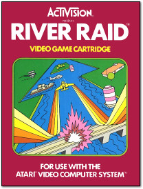 Activision River Raid Atari 2600 Box Art