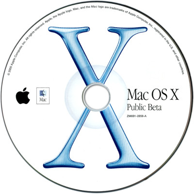 Mac OS X Public Beta CD