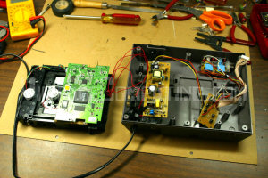 NES DVD Player Construction