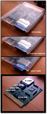 NES PowerPak Flash Cartridge Inside