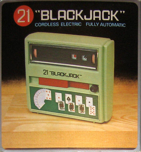 Vintage Radio Shack Blackjack Handheld Game With Calculator Ec-21 Tandy 80s for sale online 