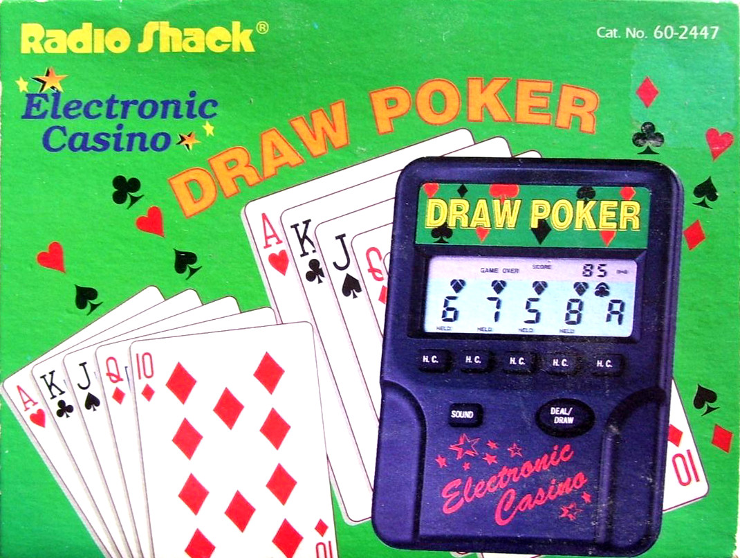 Radio Shack Electronic Casino Draw Poker