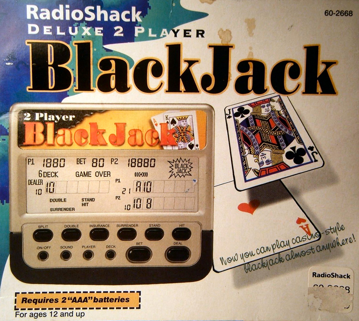 Radio Shack Deluxe 2-Player BlackJack
