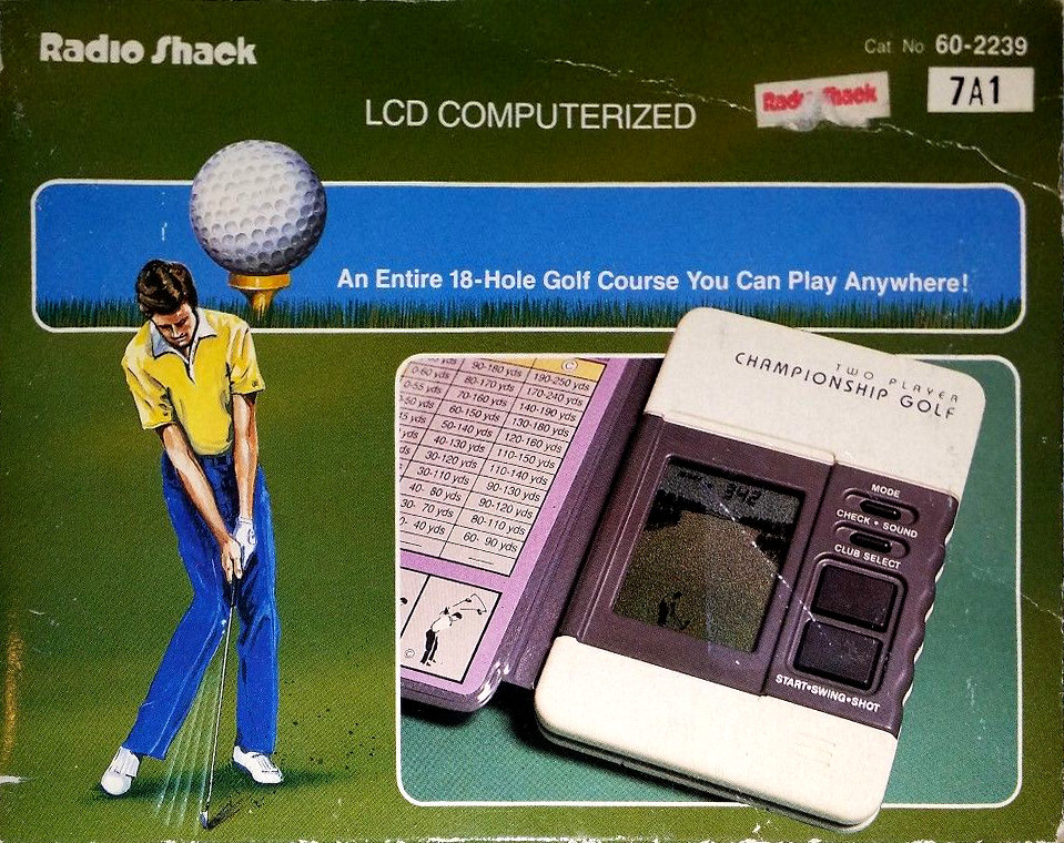 LCD Computerized 1 or 2 Player Championship Golf