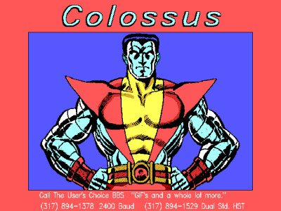 Colossus X-Men Retro GIF