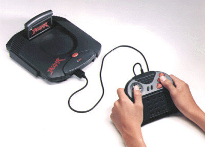 Official Press Photo Atari Jaguar Console 1993 Retro GIF