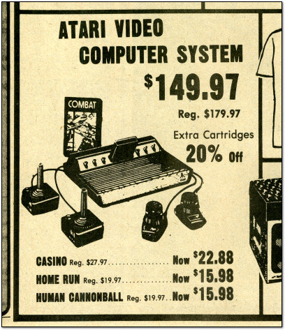 Atari 2600 Advertisement in Newspaper - 1981