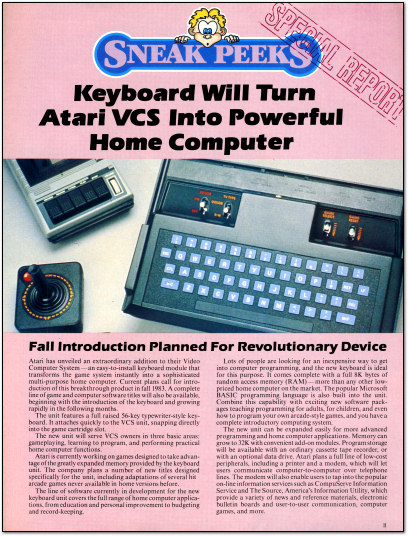 Atari 2600 Computer Attachment