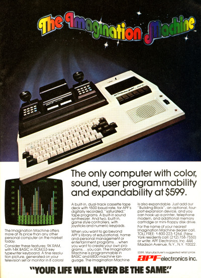 APF Imagination Machine APF-M1000 computer advertisement - 1980