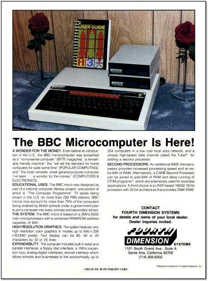BBC Microcomputer Ad - 1983