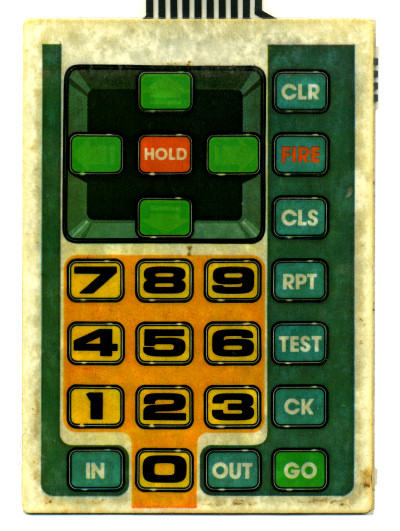 Milton-Bradley Big Trak Keypad - circa 1979