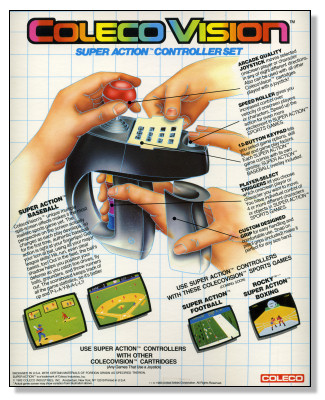 Coleco Super Action Controllers