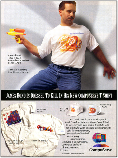 Compuserve T-Shirts - CompuServe Magazine 1995