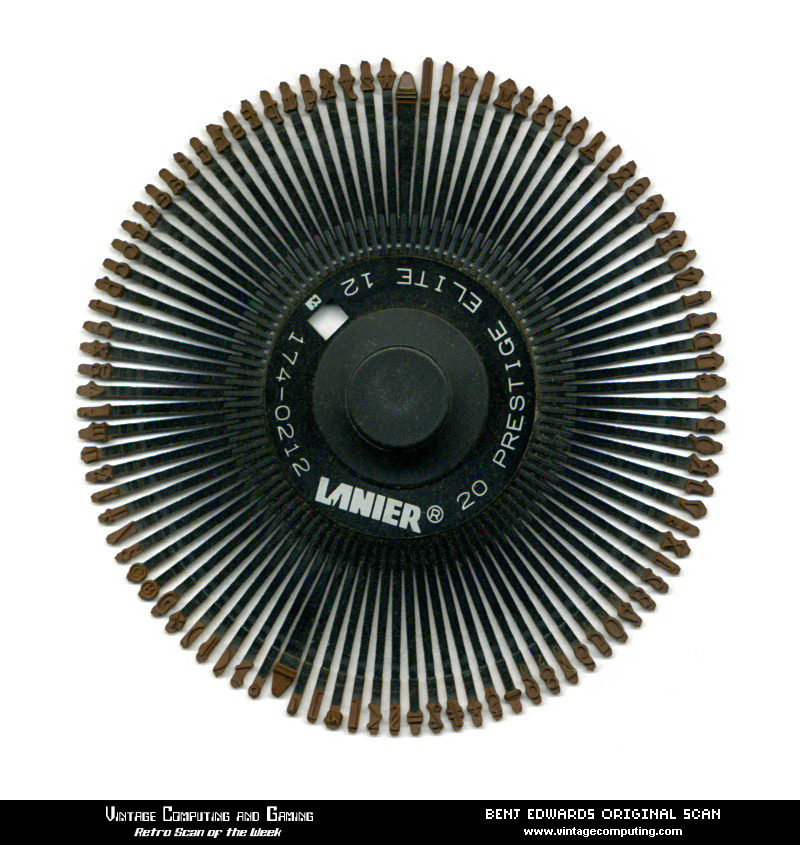 VC&G | » [ Retro Scan of the Week ] The Daisy Wheel