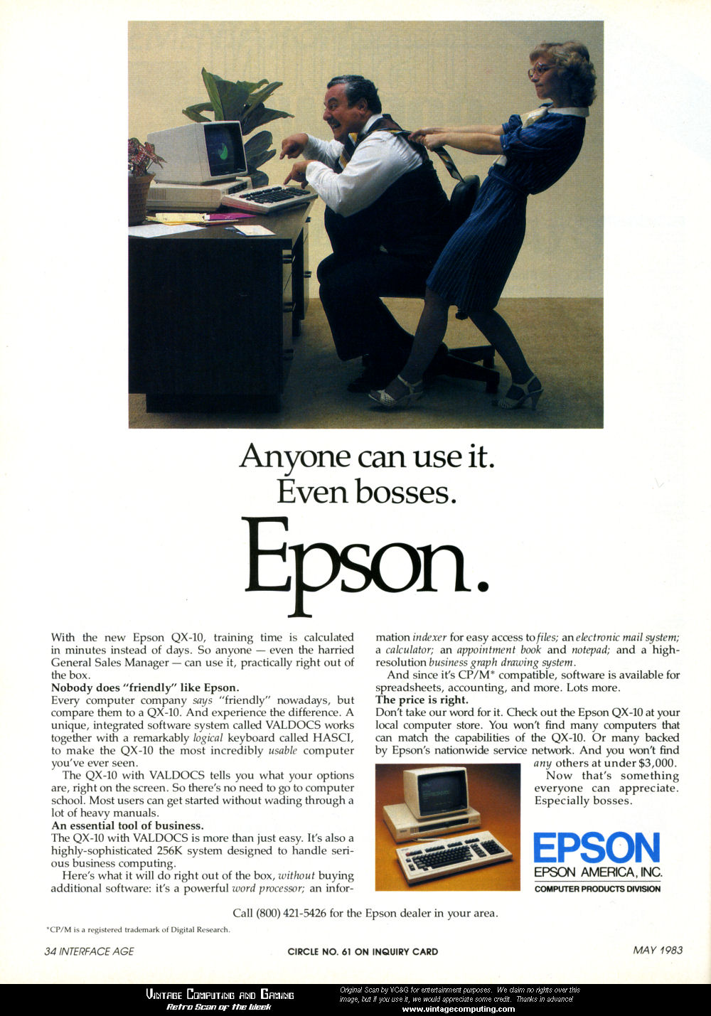 Vc G Retro Scan Of The Week The Epson Qx 10