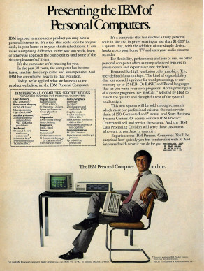 Presenting the IBM of Personal Computers.