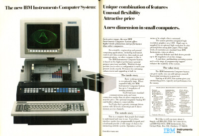 IBM Instruments Computer System advertisement - 1983