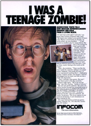 Infocom Zombie Advertisement