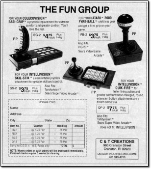 Joystick Add-Ons from The Fun Group