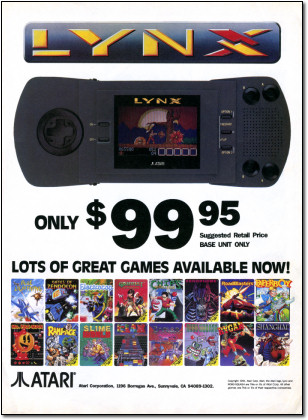 Atari Lynx Advertisement