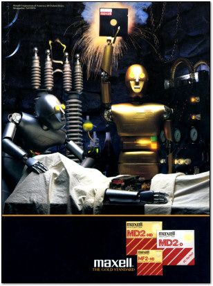 Maxell Robot Advertisement #1