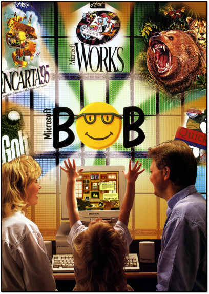 Micron P75 Home MPC Computer Microsoft Bob Worship Ad - 1995