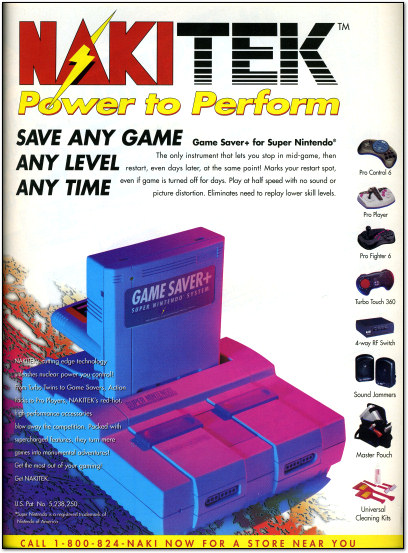 NakiTek Game Saver+ SNES