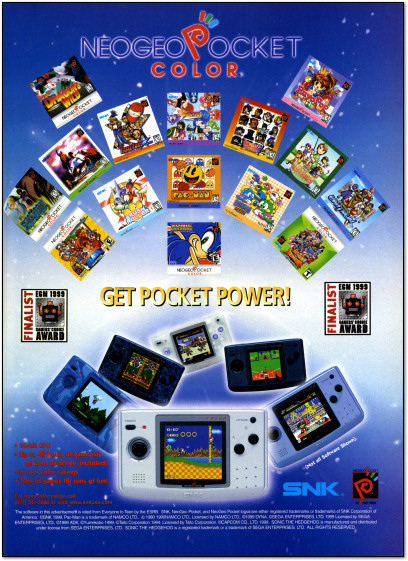 SNK Neo Geo Pocket Color Ad - 2000