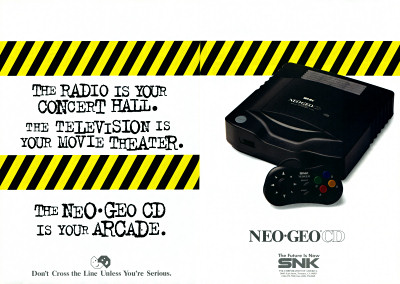 SNK Neo-Geo CD system CD-ROM Arcade advertisement- 1995