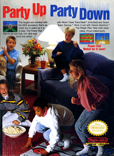 Nintendo NES Power Pad Nintendo Power Ad - 1989