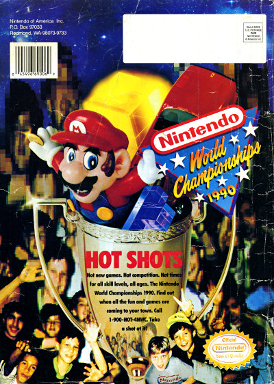 Nintendo Power Nintendo World Championships 1990 Advertisement 1990